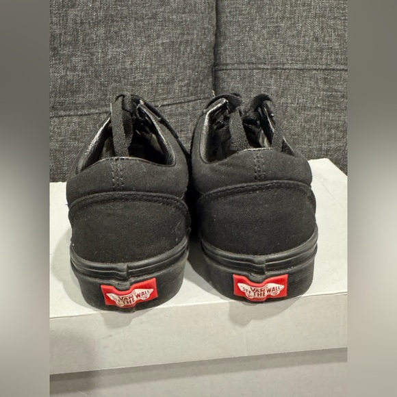 Vans Old Skool Womens Size 6.5 Men 5 Triple Black Athletic Skateboard Sneakers - Picture 13 of 16